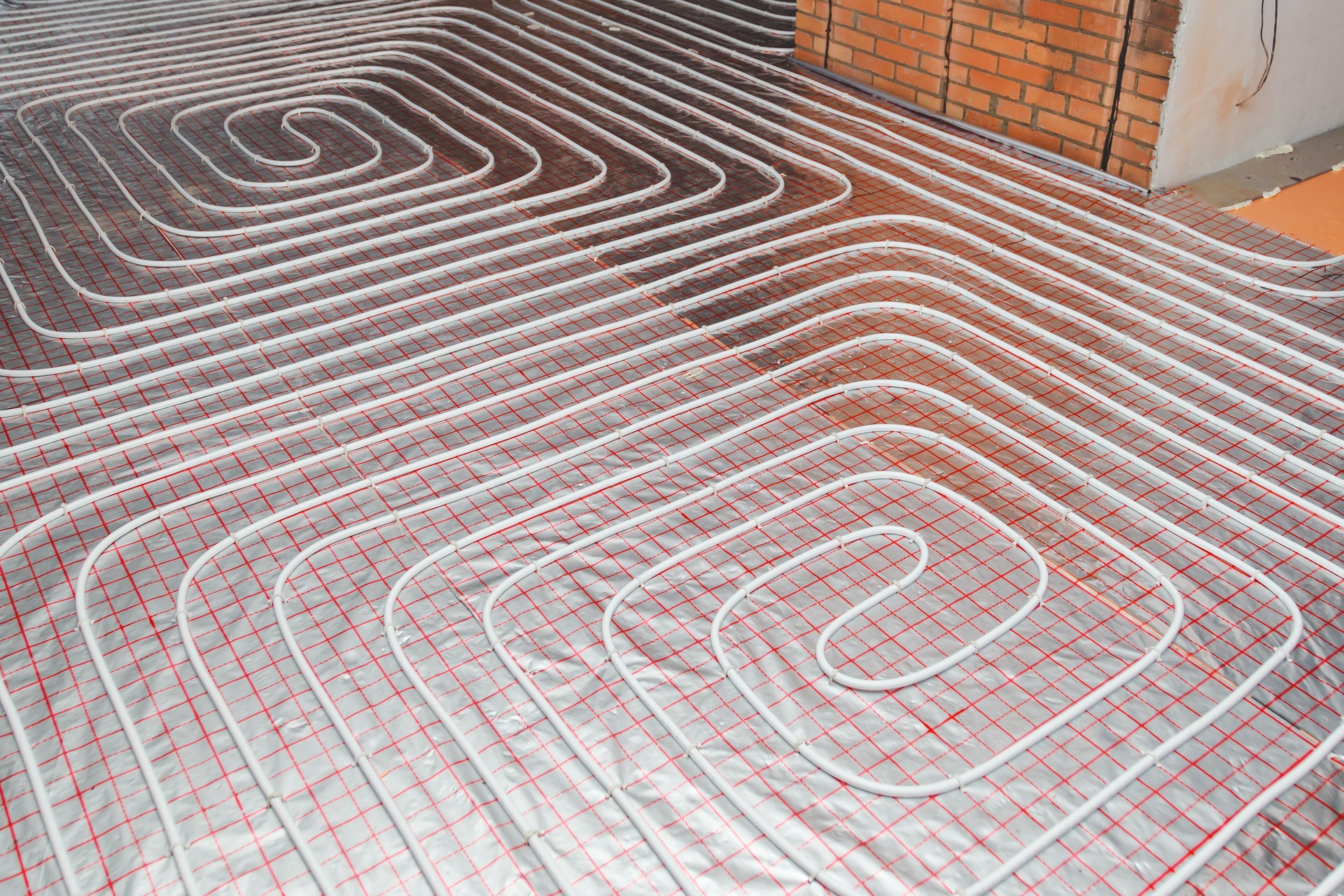 water floor heating system underfloor